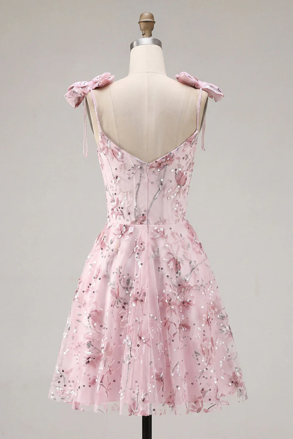 Robe de rentrée à la maison A Pink Sequin Pink - Image 2
