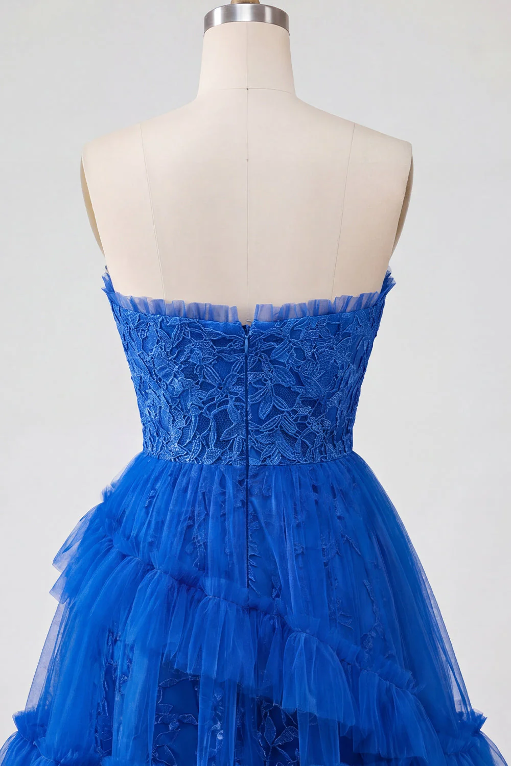 Robe de rentrée rose rose Sweetheart avec volants - Image 12