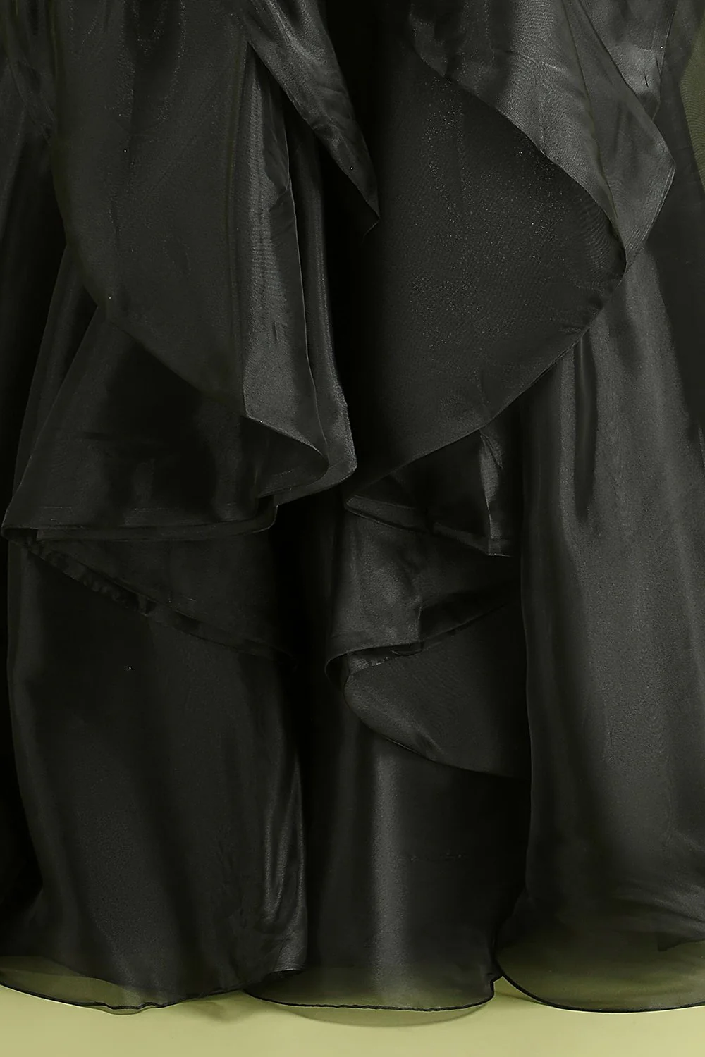 Robe de soirée noire sans bretelles - Image 7