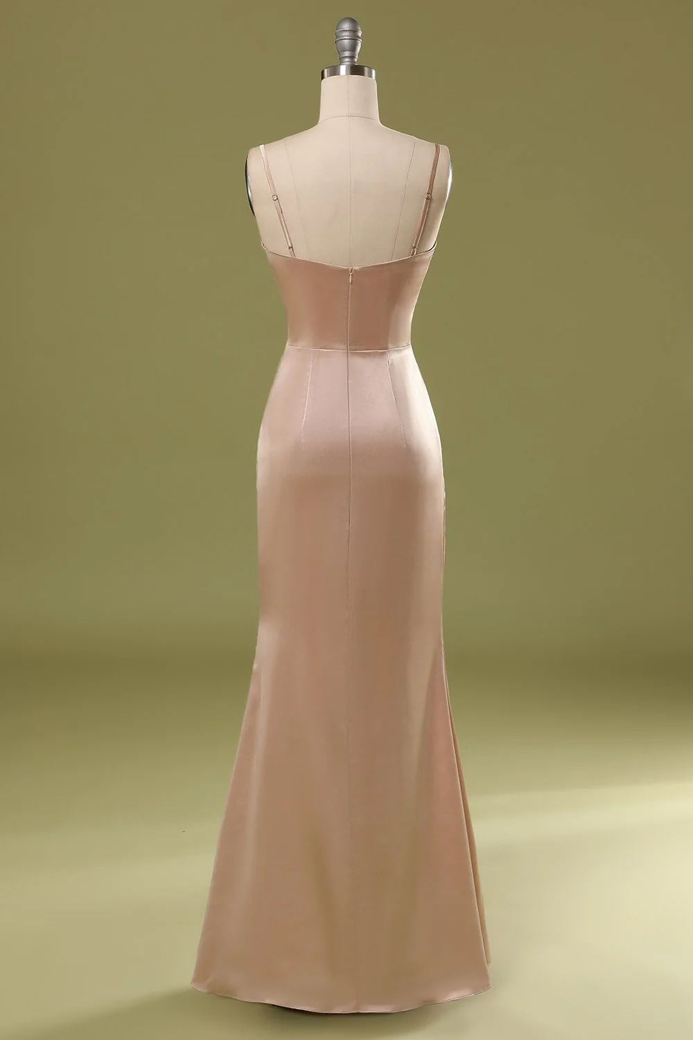 Robe en satin champagne - Image 3