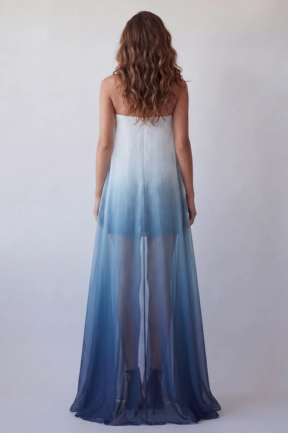 Robe formelle Mini Bodycon Shortless Bleu Bleu LakeBlue - Image 3