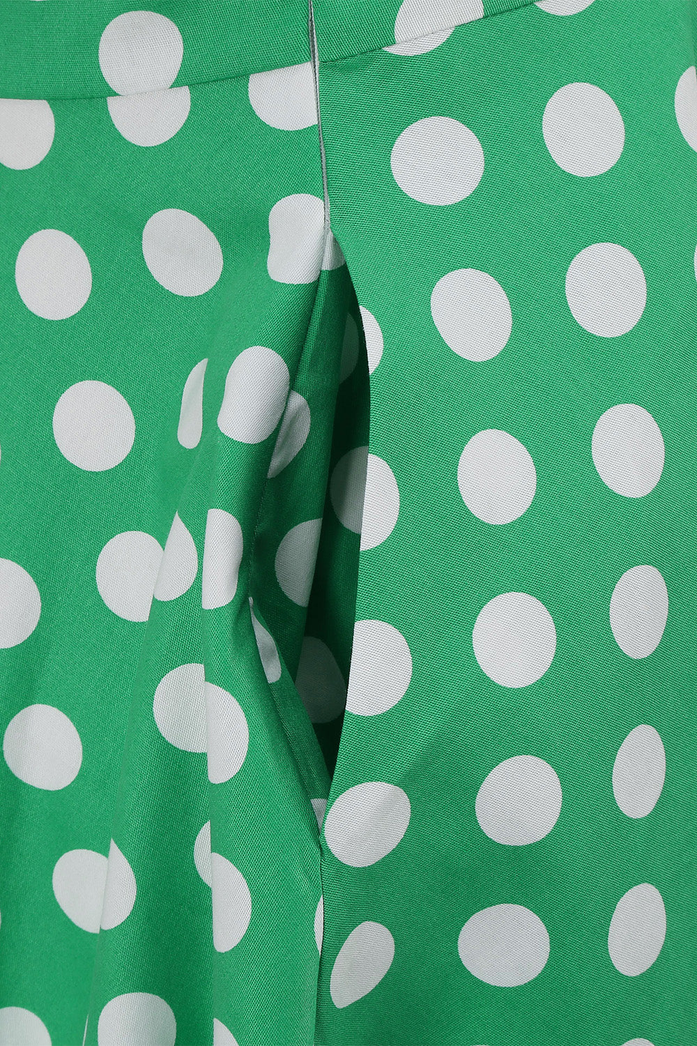 Robe Green Halter Polka Dots années 50 - Image 4