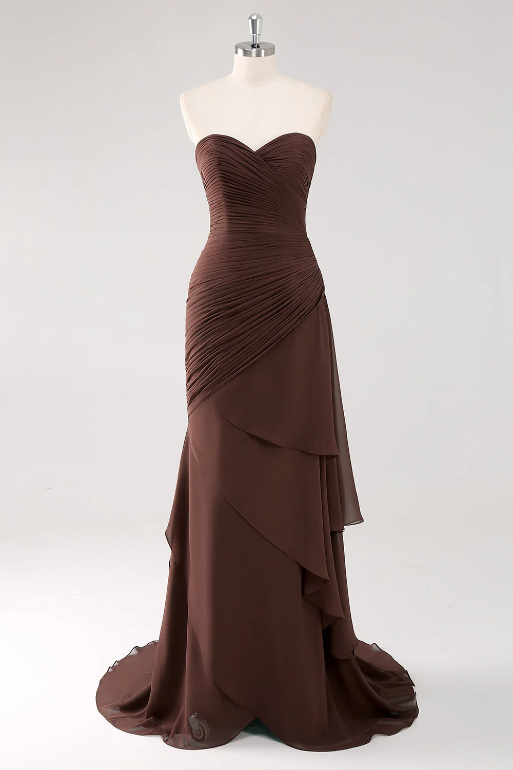 Robe noire à volants froncés - Image 3