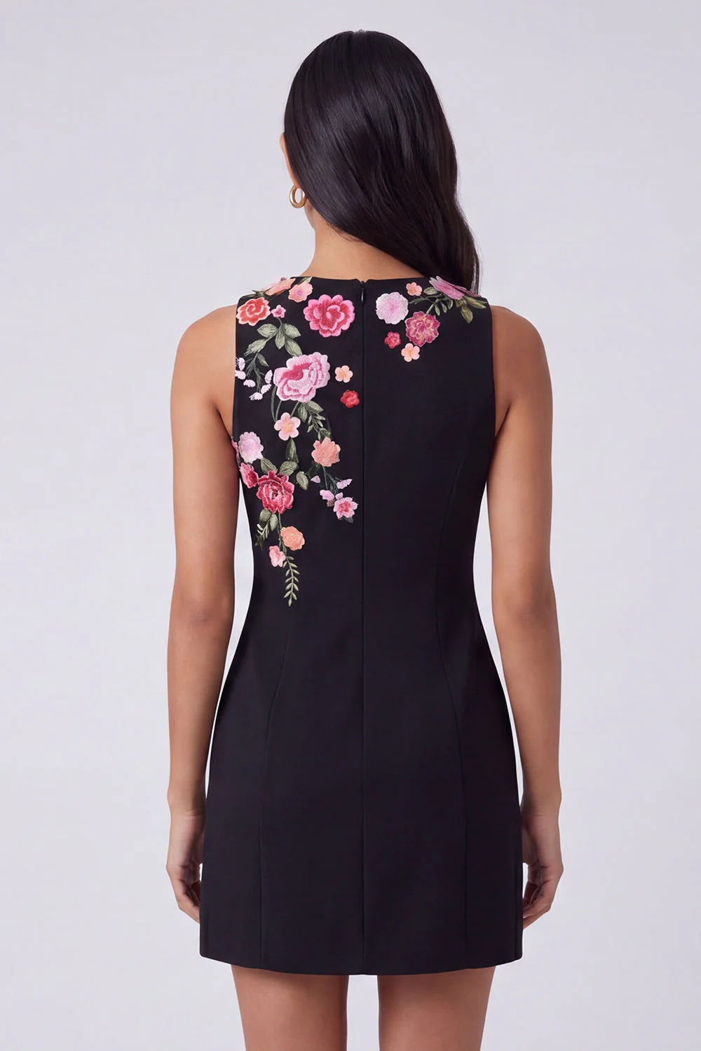 Robe noire bodycon bodycon mini - Image 2