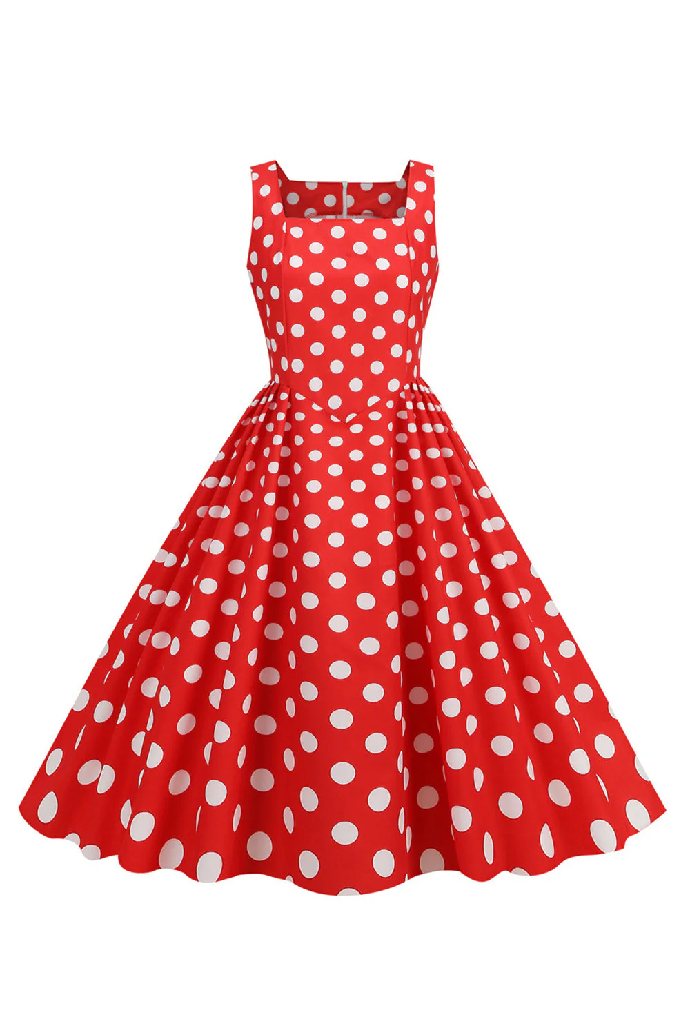 Robe Noire Polka Dots Vintage années 50 - Image 10