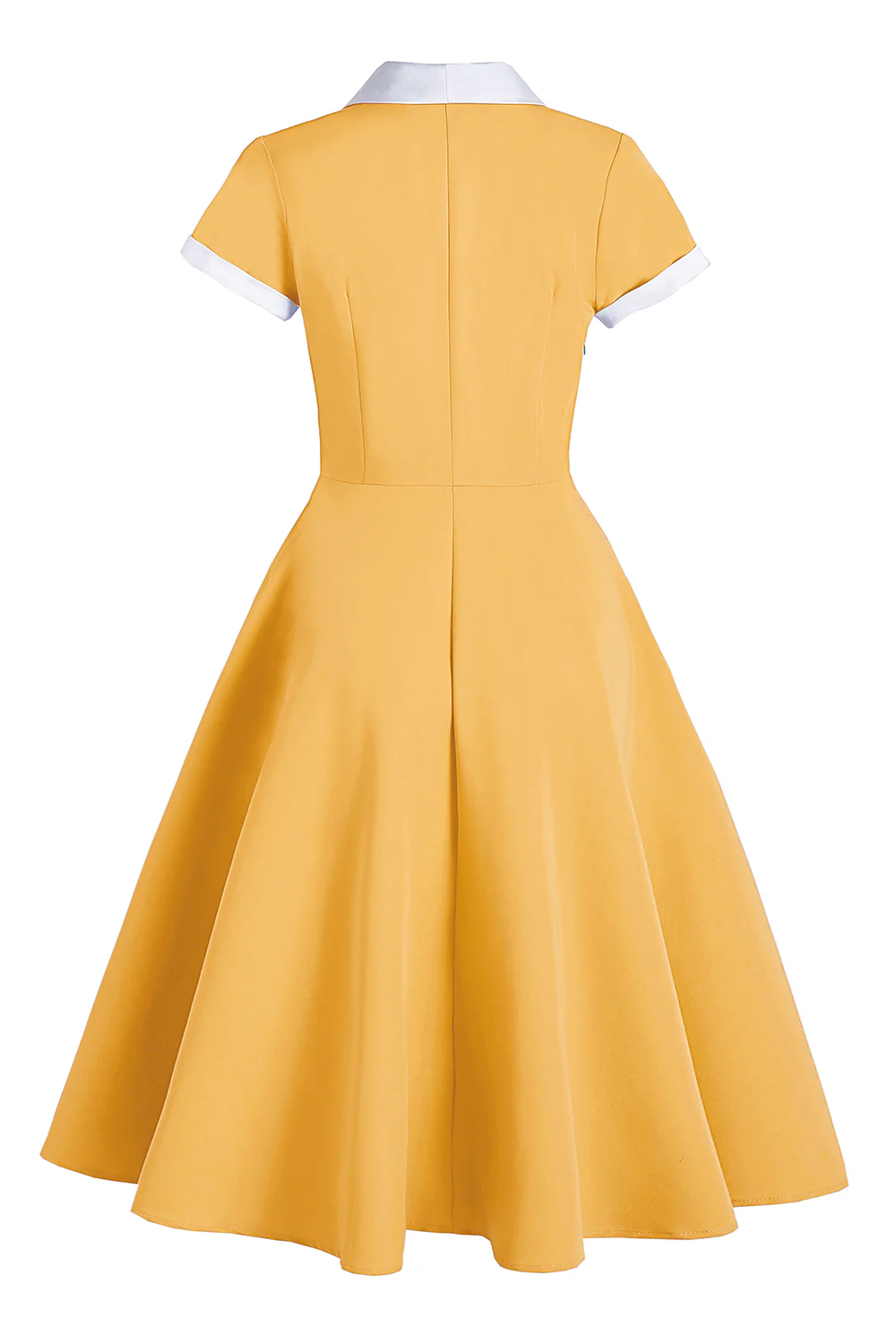 Robe swing bleue des années 1950 avec poches - Image 6