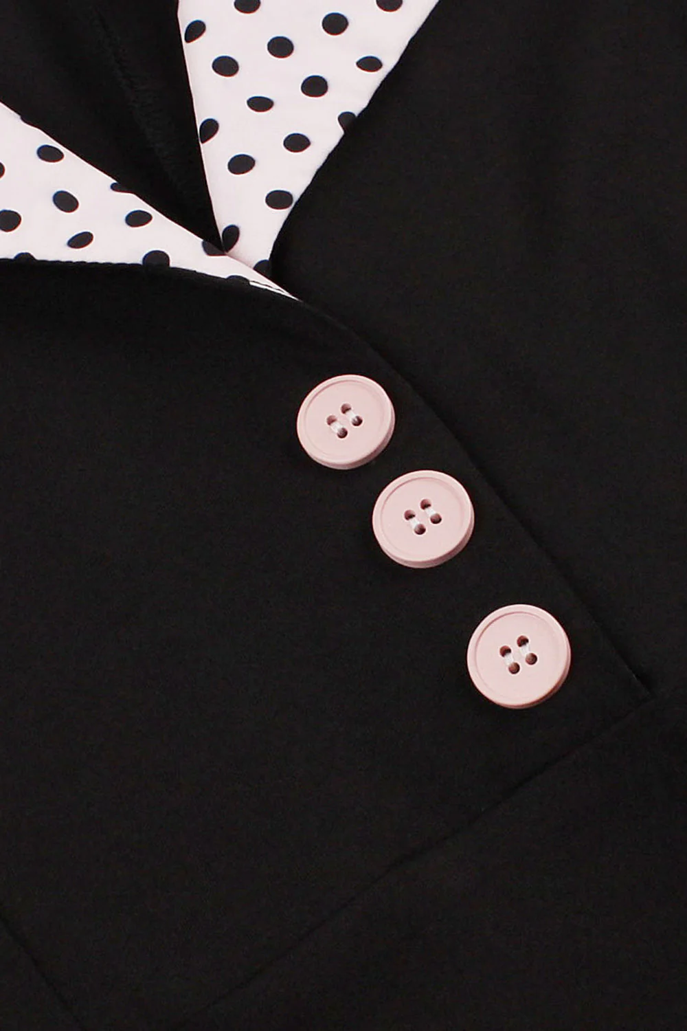 Robe verte à manches courtes à pois des années 50 avec ceinture - Image 8