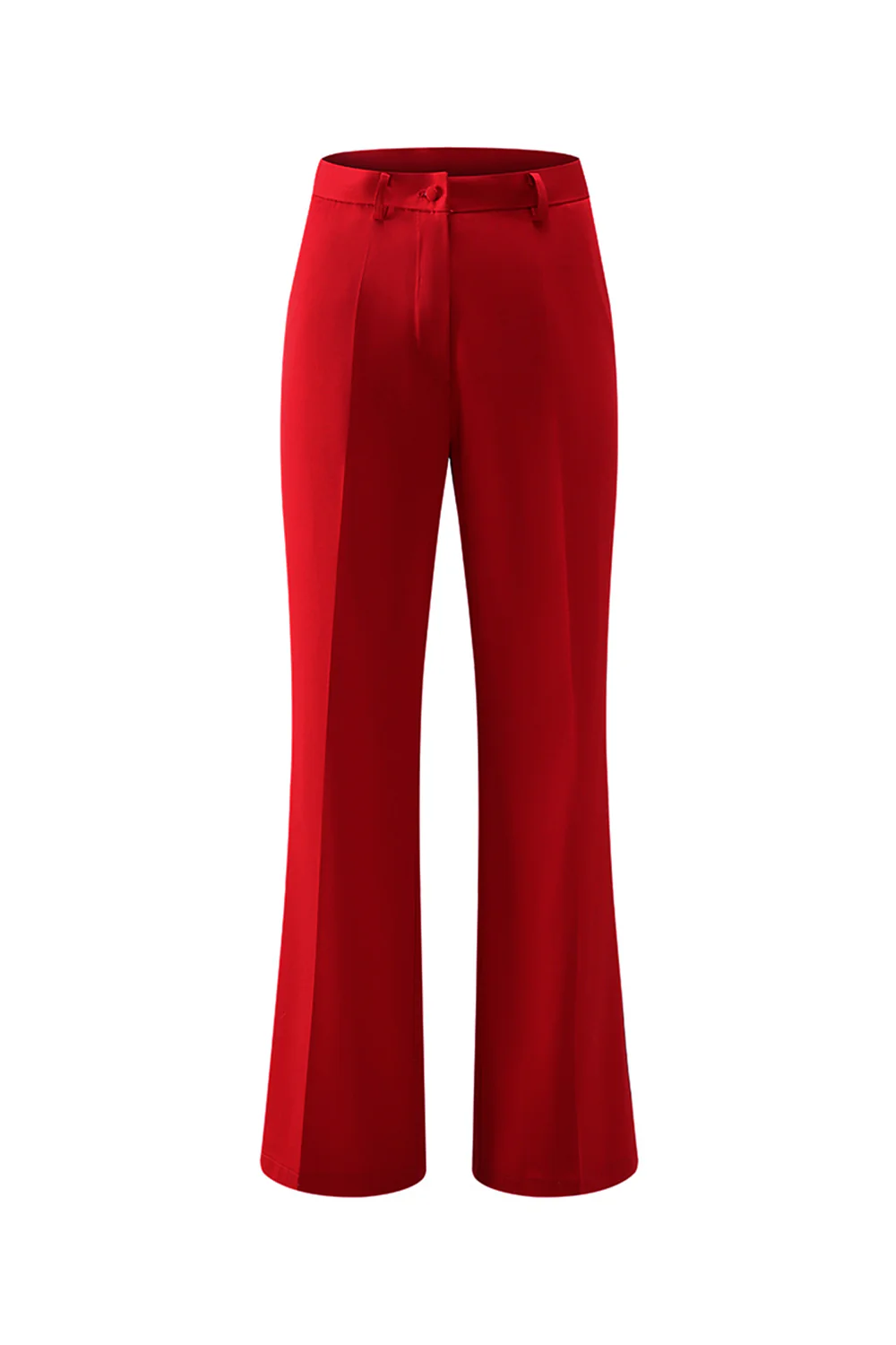 Costume de bal 2 pièces rouge pour femme à revers cranté avec poches - Image 7