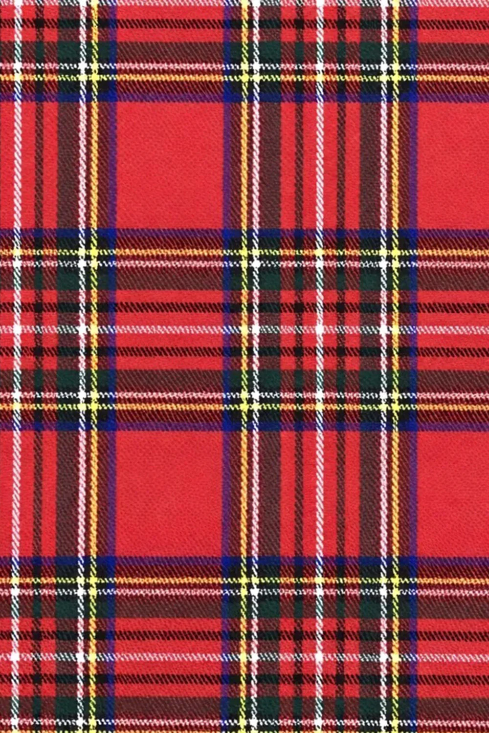 Rouge Noir Plaid Cranté Revers 2 Pièces Costumes de Bal Hommes - Image 34