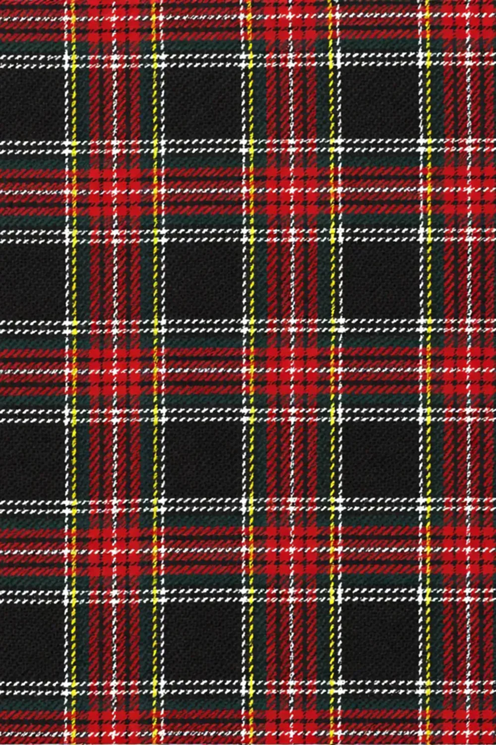 Rouge Noir Plaid Cranté Revers 2 Pièces Costumes de Bal Hommes - Image 8