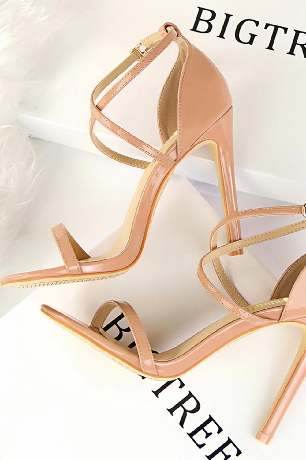 Sandales stiletto noires - Image 10