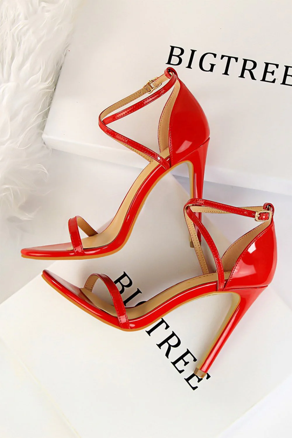 Sandales stiletto noires - Image 17