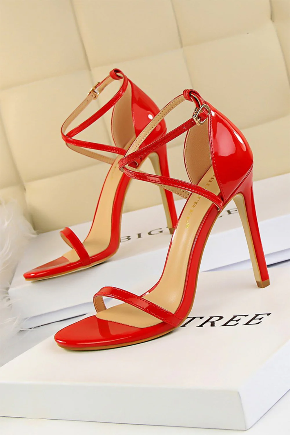 Sandales stiletto noires - Image 19