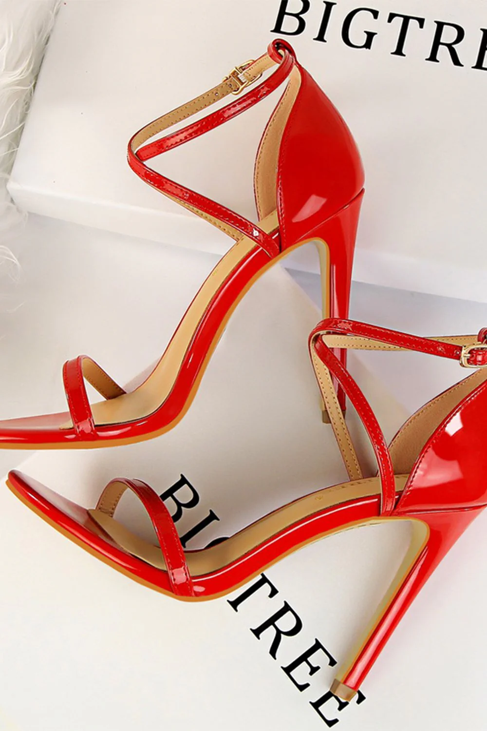 Sandales stiletto noires - Image 20