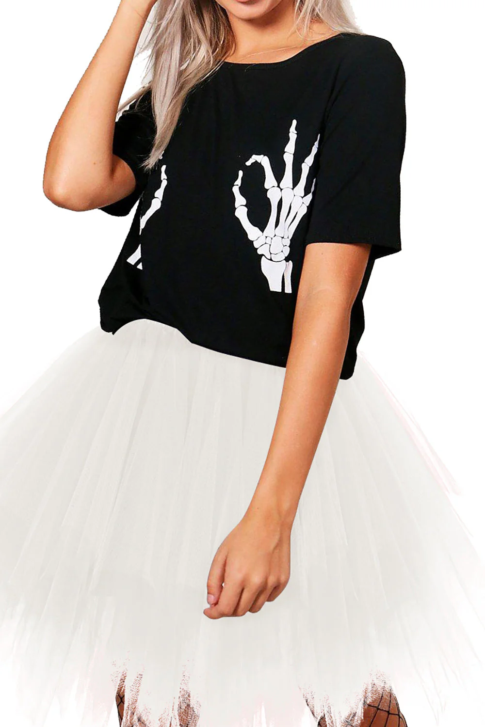 Short Tutu Ballet Bubble Skirt 50's Tulle Party Vintage Jupon