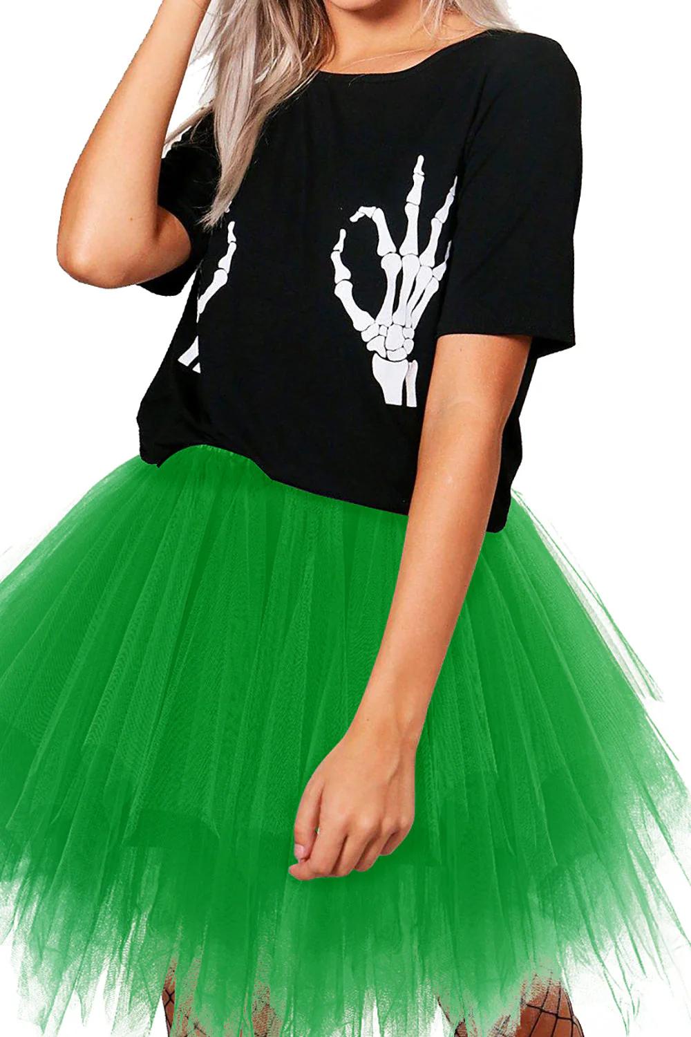 Short Tutu Ballet Bubble Skirt 50's Tulle Party Vintage Jupon - Image 5