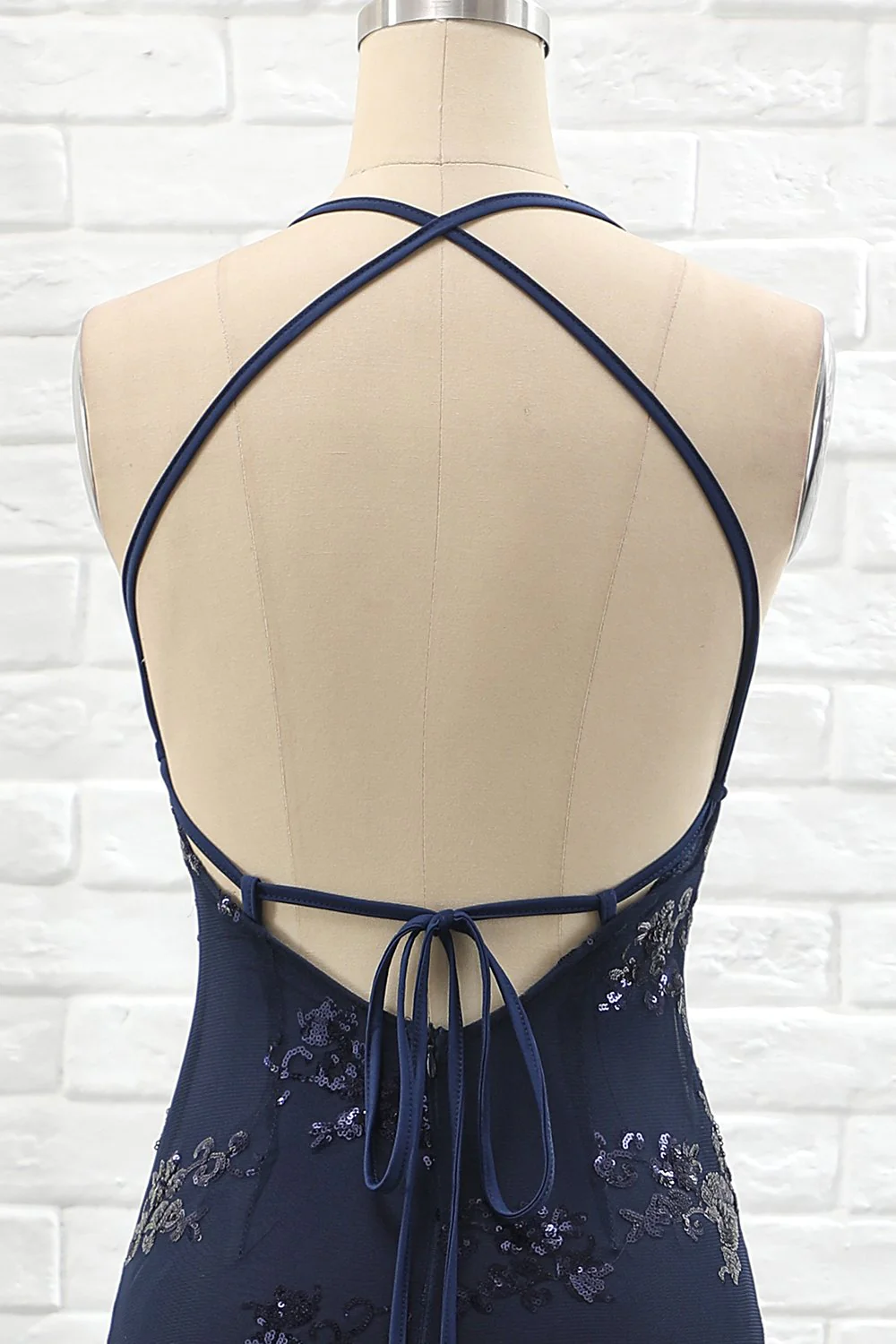 Robe de cocktail marine - Image 5