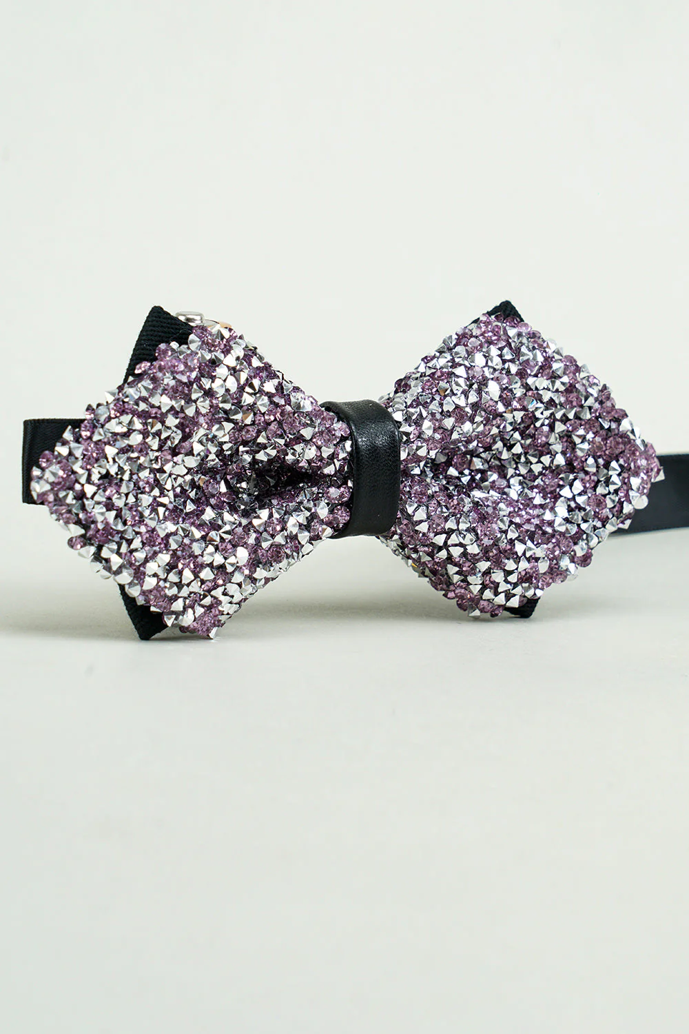 Strass noirs Nœuds papillon réglables - Image 7