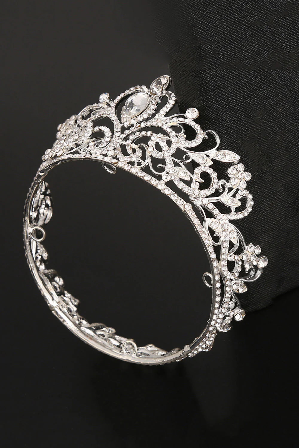 Tiare en or de la Reine du bal de bal de fin d’année en cristal - Image 5