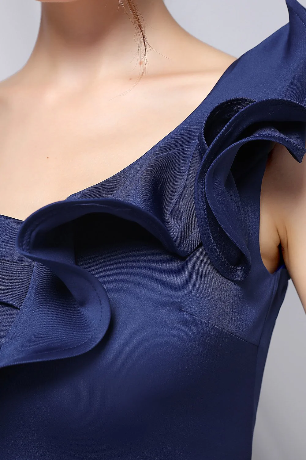 Une épaule simple robe de bal - Image 5