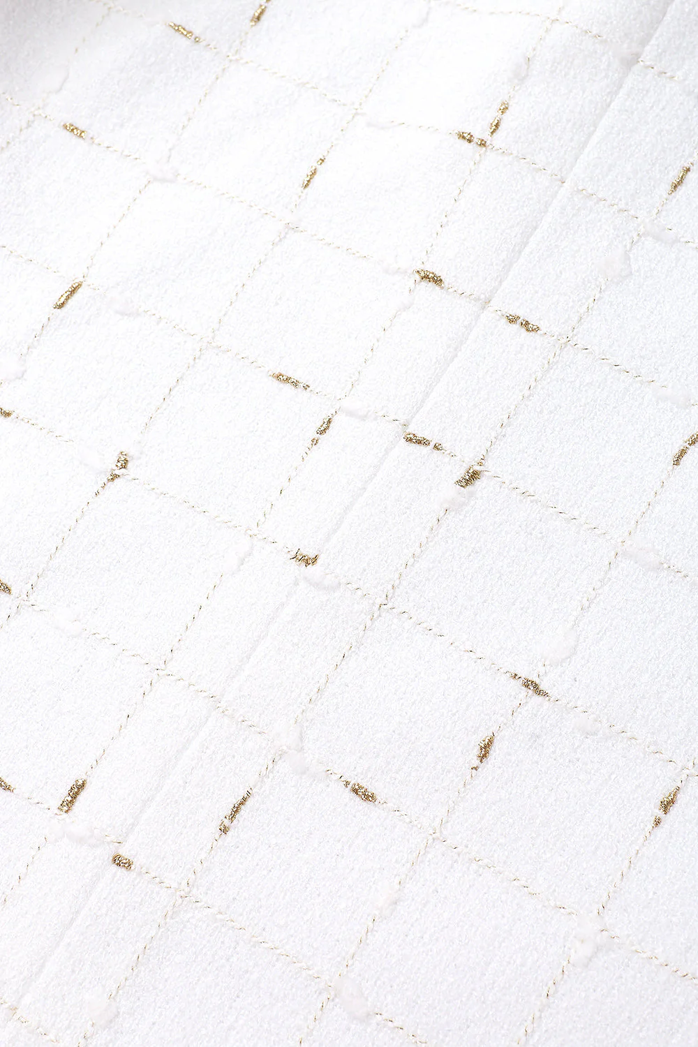 White Plaid Double Breasted 2 pièces costumes de bal pour hommes - Image 7