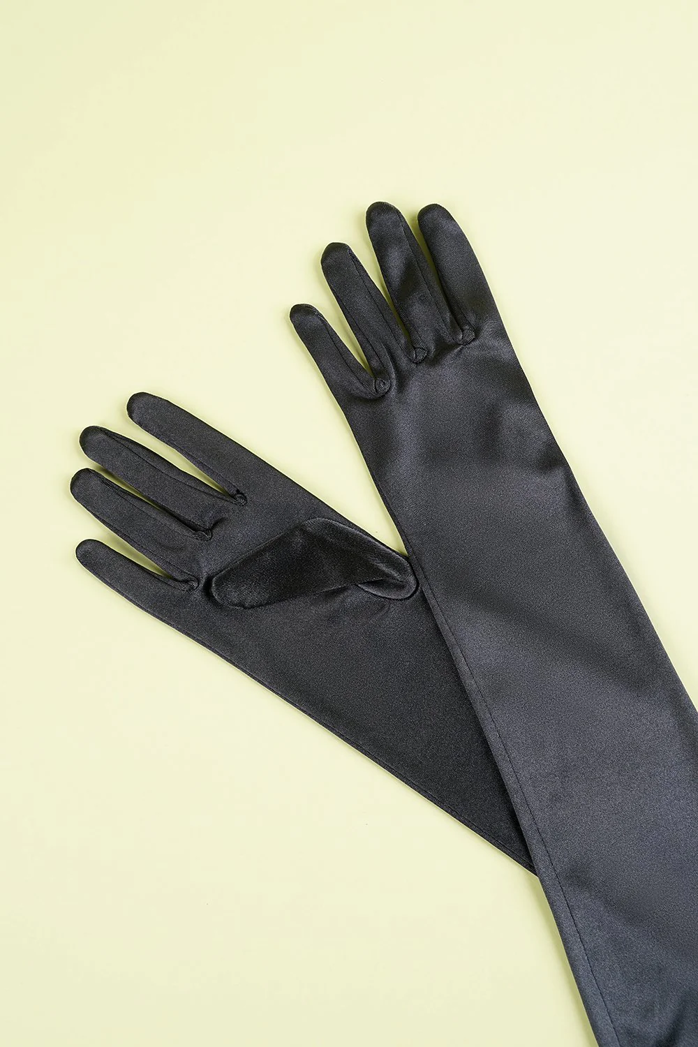 Gants Longs Années 1920 Noirs - Image 5