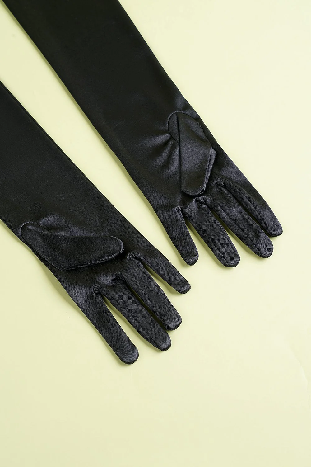 Gants Longs Années 1920 Noirs - Image 7