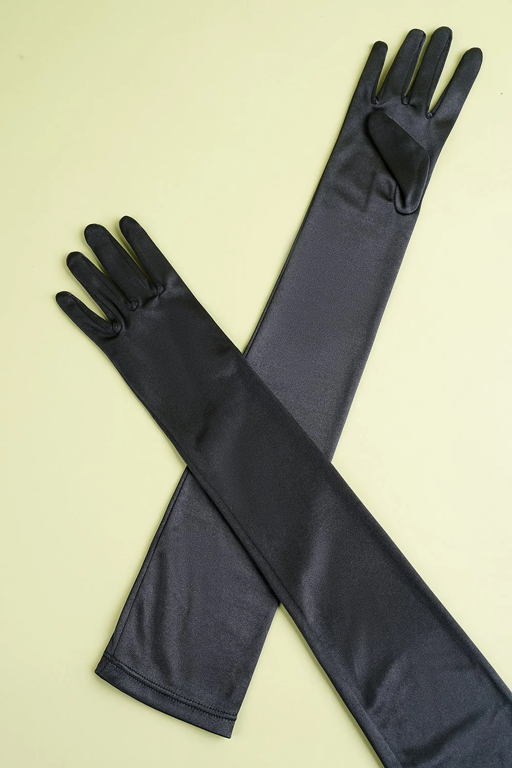 Gants Longs Rétro Années 1920 Noirs - Image 6
